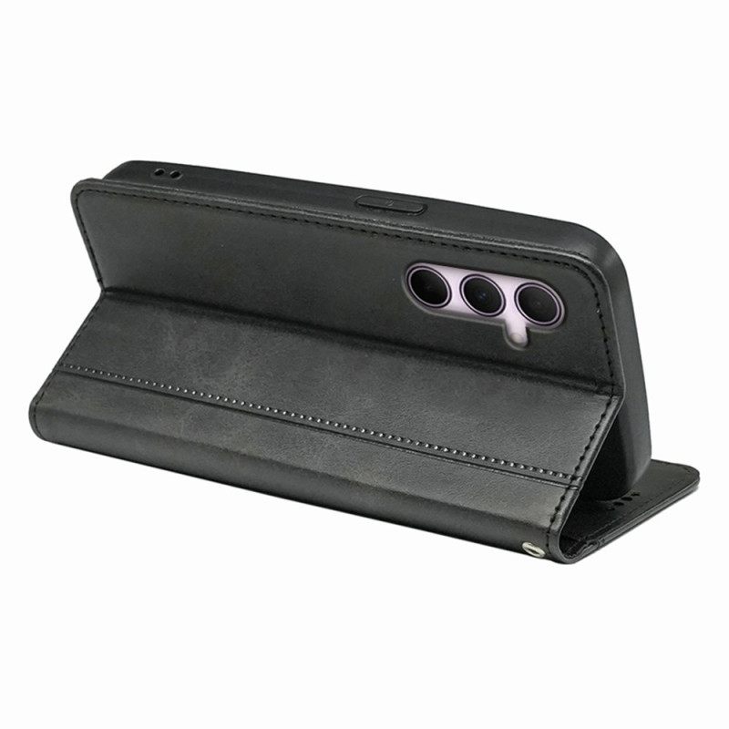 Nahkakotelo Samsung Galaxy S26 Nahkajäljitelmäkoristelu