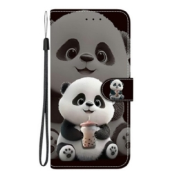 Nahkakotelo Samsung Galaxy S26 Pieni Panda