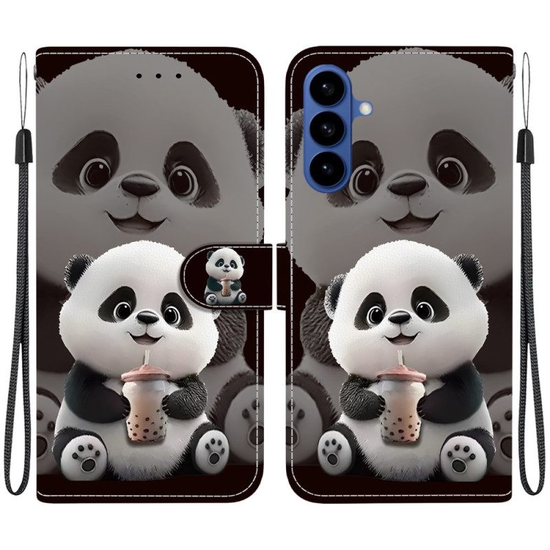 Nahkakotelo Samsung Galaxy S26 Pieni Panda