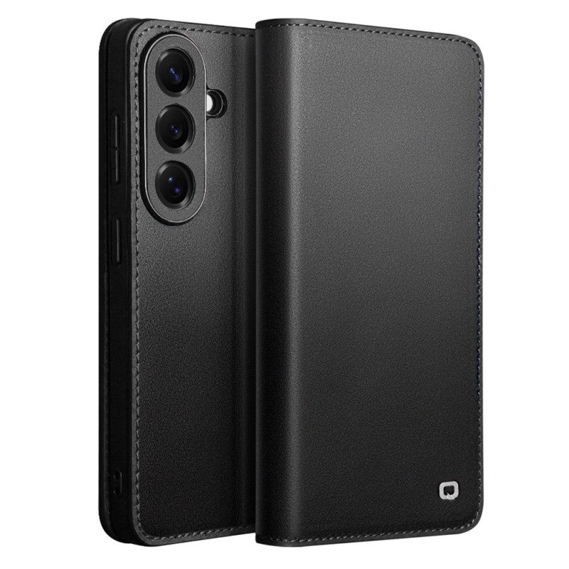 Nahkakotelo Samsung Galaxy S26 Qialino Mattapintainen Nahkalompakko