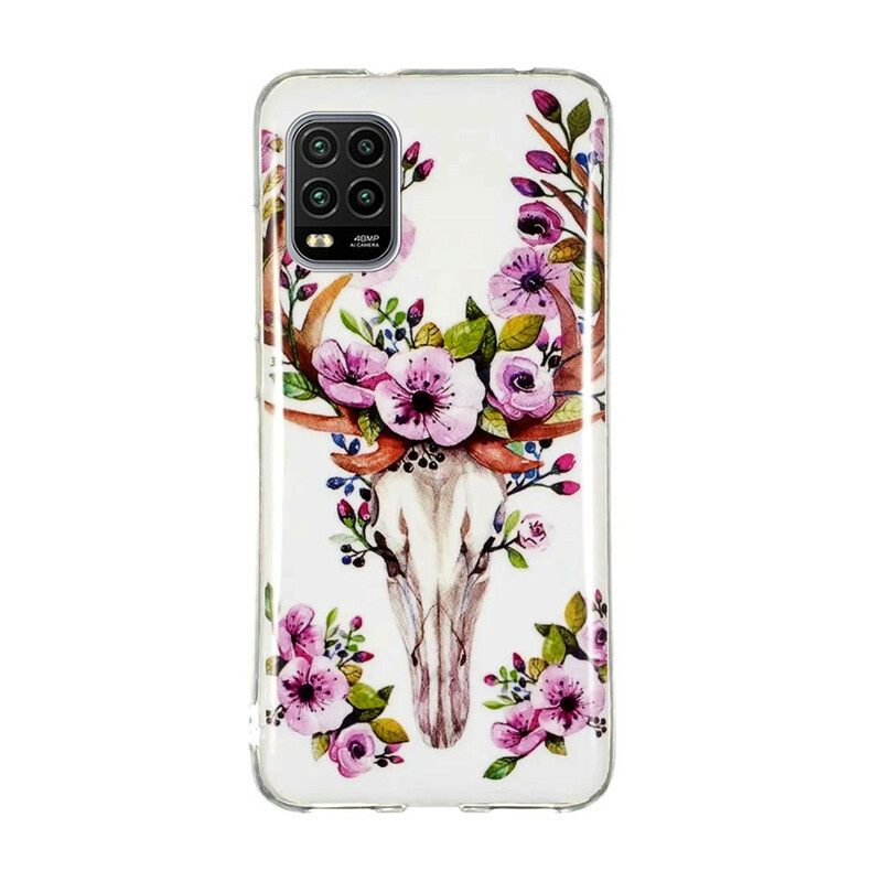 Case Xiaomi Mi 10 Lite Fluoresoiva Kukka Wapiti