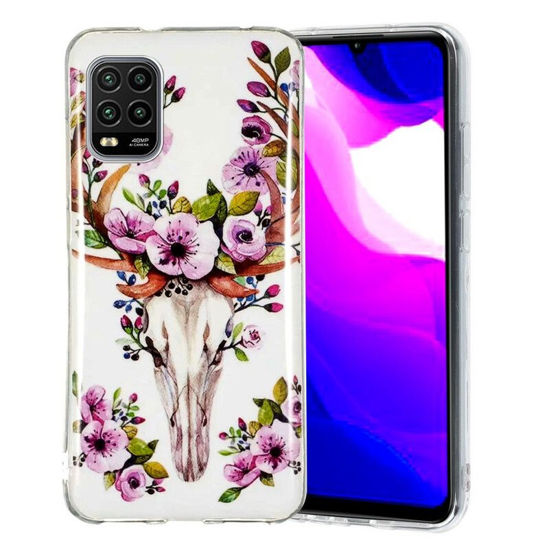 Case Xiaomi Mi 10 Lite Fluoresoiva Kukka Wapiti