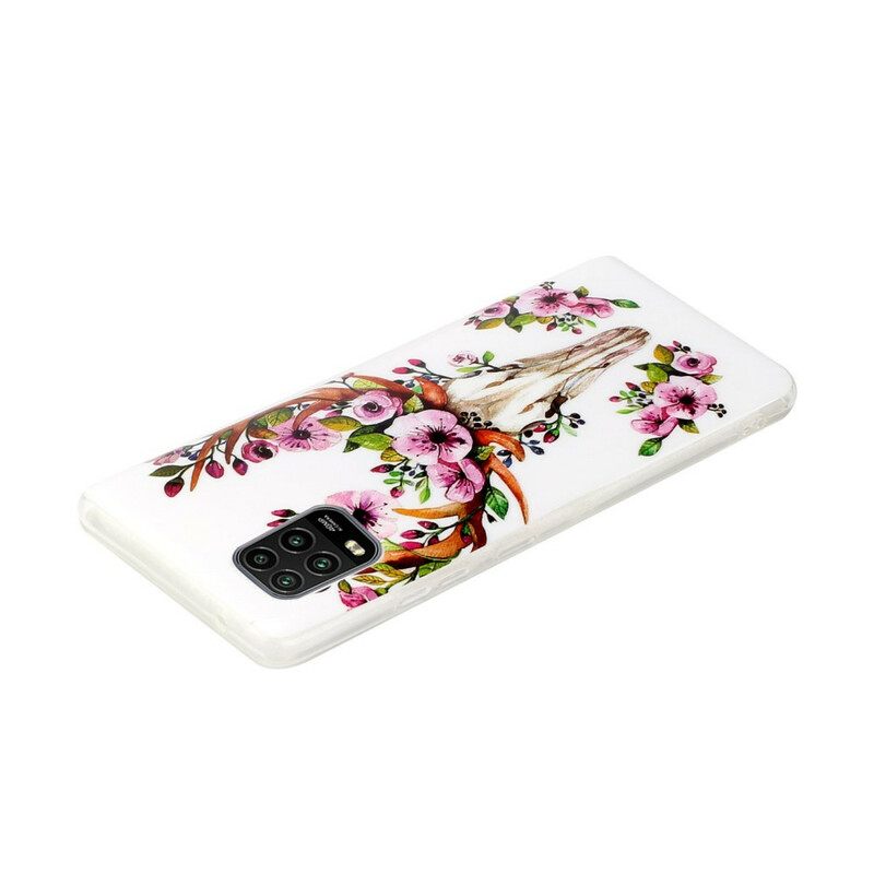 Case Xiaomi Mi 10 Lite Fluoresoiva Kukka Wapiti