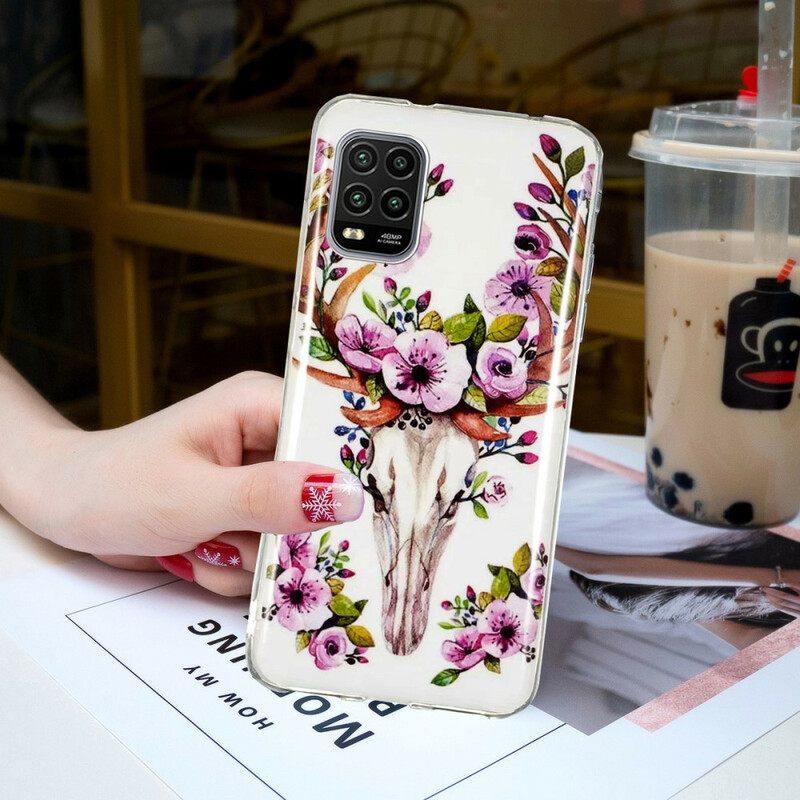 Case Xiaomi Mi 10 Lite Fluoresoiva Kukka Wapiti