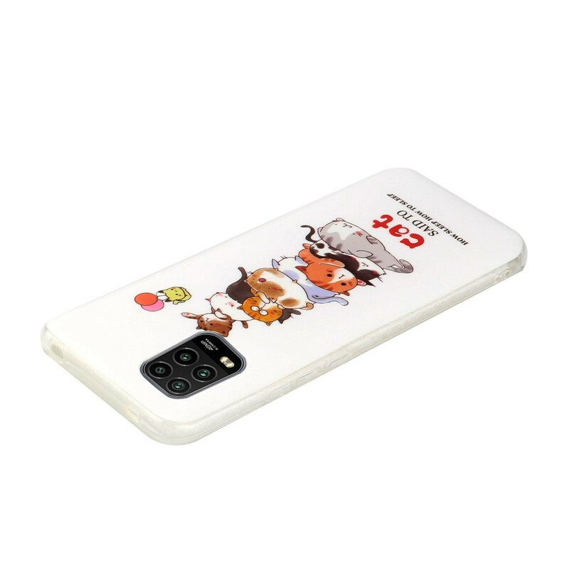 Kuori Xiaomi Mi 10 Lite Cats Fluorescent
