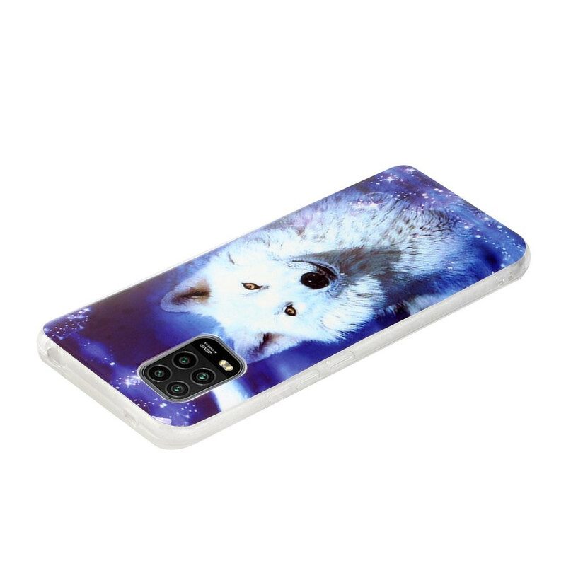 Kuori Xiaomi Mi 10 Lite Fluorescent Wolf Sarja