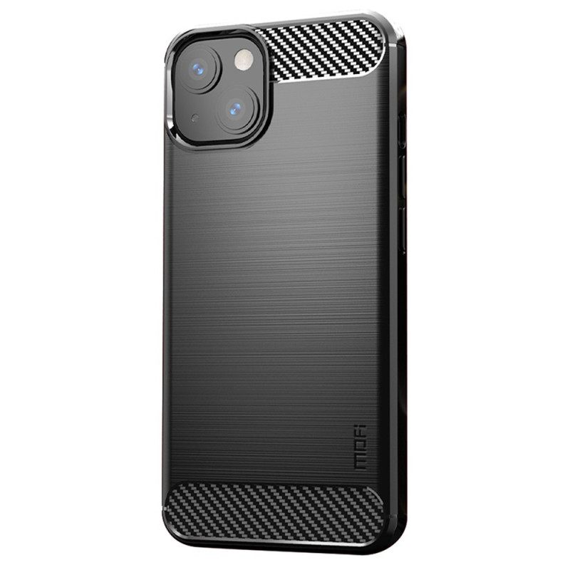 Kuori iPhone 14 Plus Harjattu Hiilikuitu Mofi