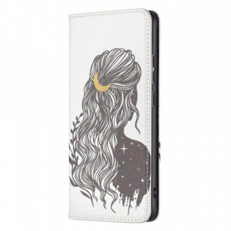 Puhelinkuoret Xiaomi 12 / 12X Kotelot Flip Kauniit Hiukset