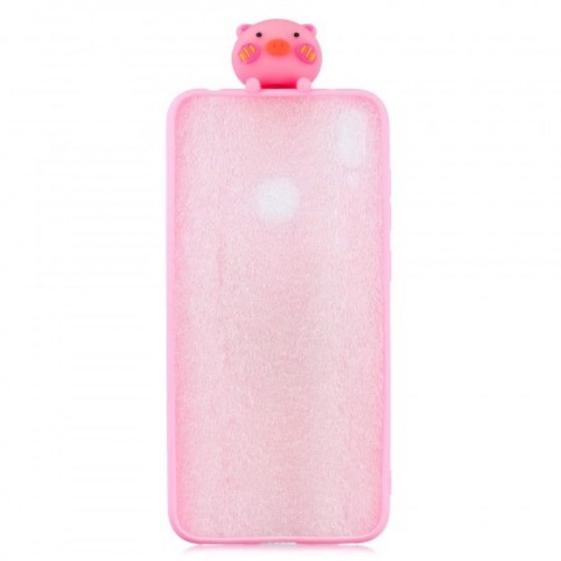 Kuori Huawei Y7 2019 Funny Pig 3d