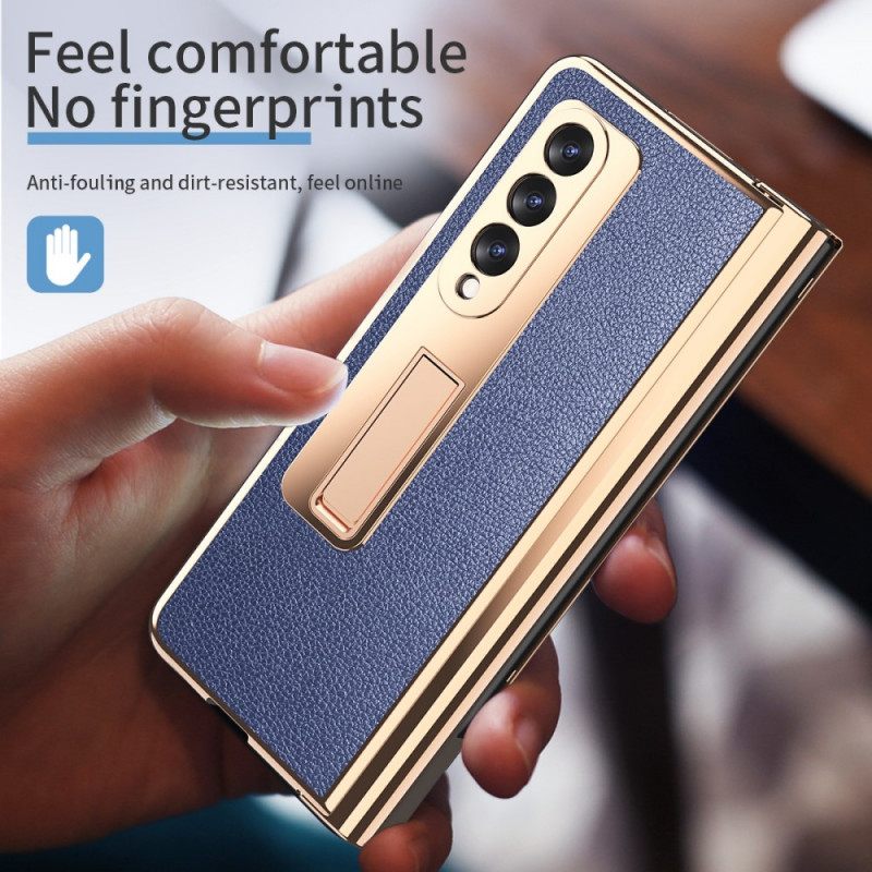 Kuori Samsung Galaxy Z Fold 3 5G Multi-function Litchi Leather