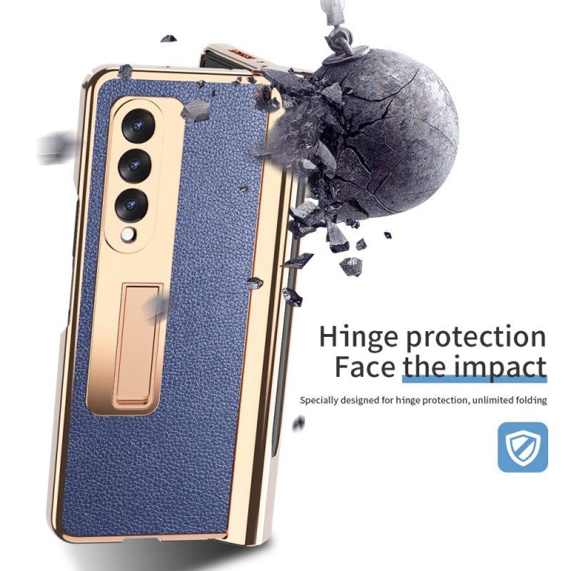 Kuori Samsung Galaxy Z Fold 3 5G Multi-function Litchi Leather