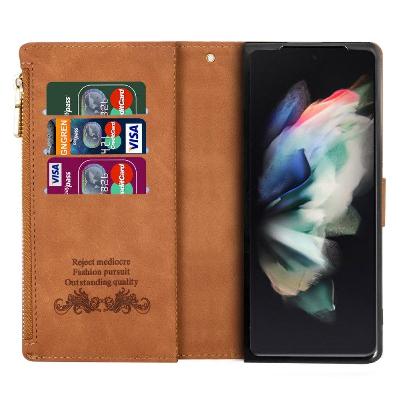 Nahkakotelo Samsung Galaxy Z Fold 3 5G Ja Wallet