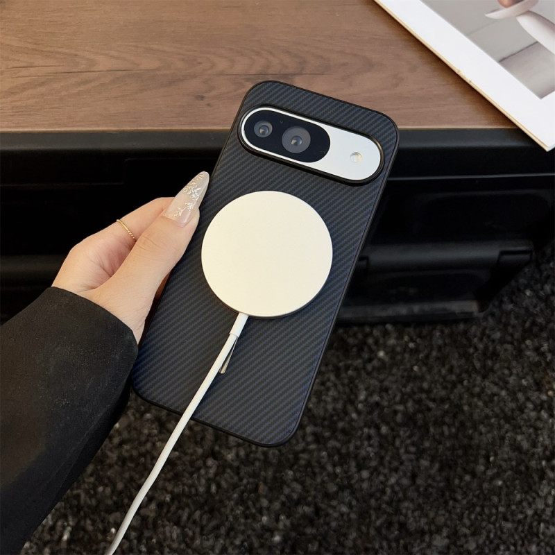 Case Google Pixel 10 / 10 Pro Puhelinkuoret Magsafe-yhteensopiva Hiilikuitukuvio