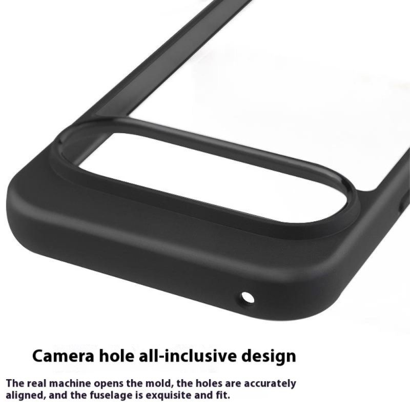 Kuori Google Pixel 10 / 10 Pro Kirkas Muotoilu Silikonireunuksella