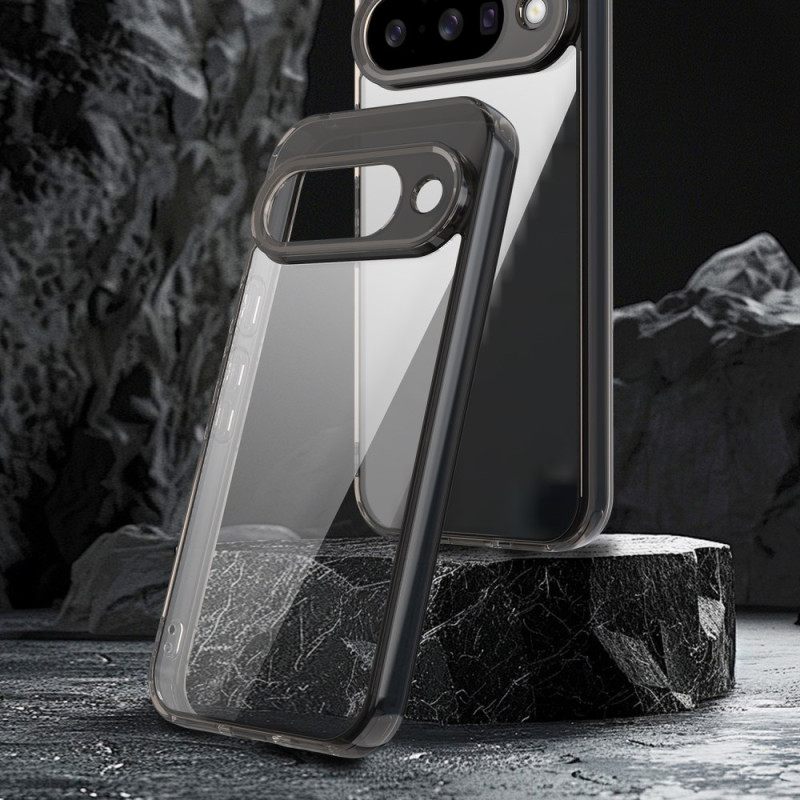 Kuori Google Pixel 10 / 10 Pro Läpinäkyvä Metallireunuksella