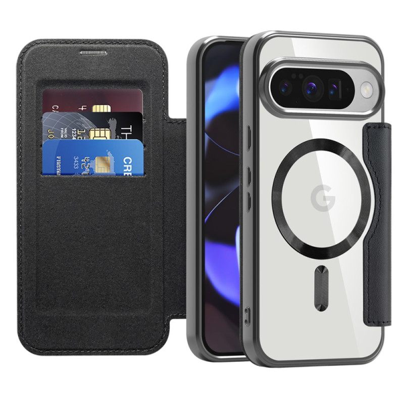 Nahkakotelo Google Pixel 10 / 10 Pro Magsafe-yhteensopiva Rfid-suojauksen Kanssa