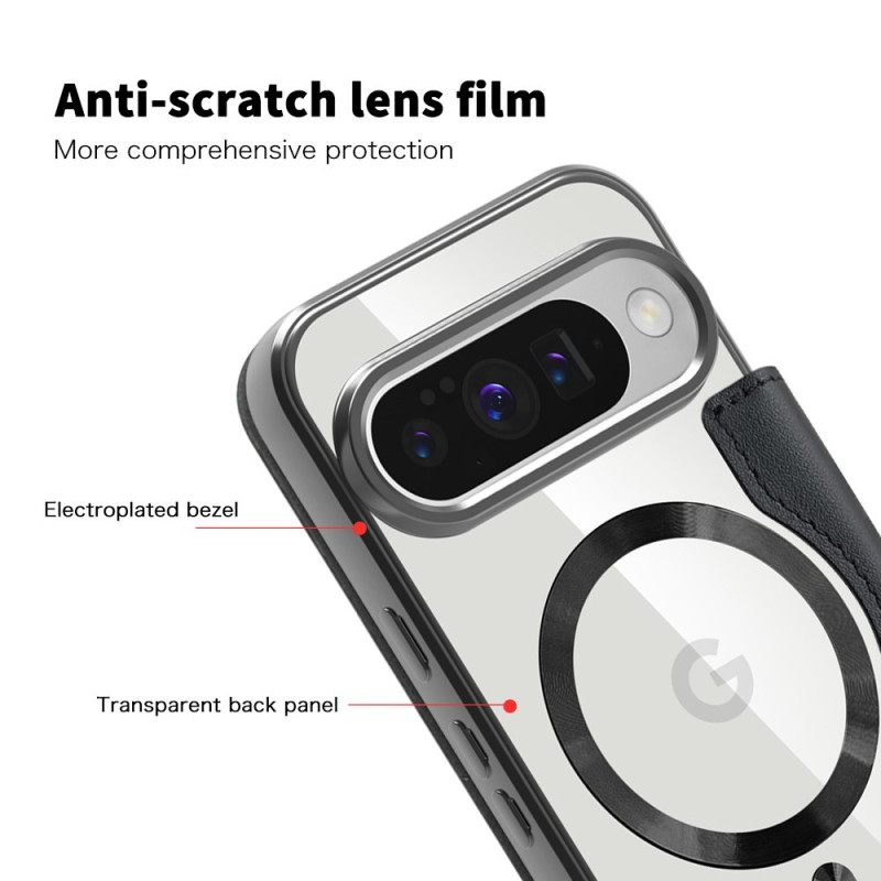 Nahkakotelo Google Pixel 10 / 10 Pro Magsafe-yhteensopiva Rfid-suojauksen Kanssa