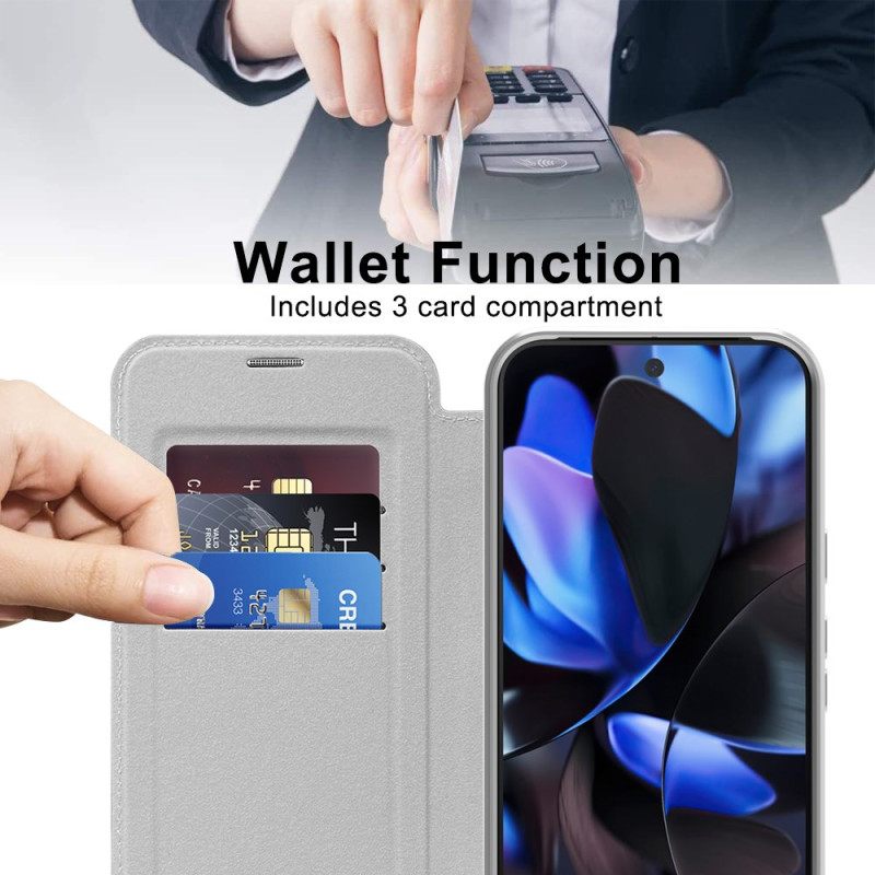 Nahkakotelo Google Pixel 10 / 10 Pro Magsafe-yhteensopiva Tikattu