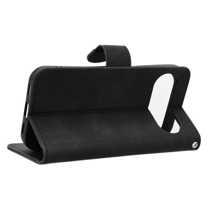 Nahkakotelo Google Pixel 10 / 10 Pro Mokkanahkakuvioinen