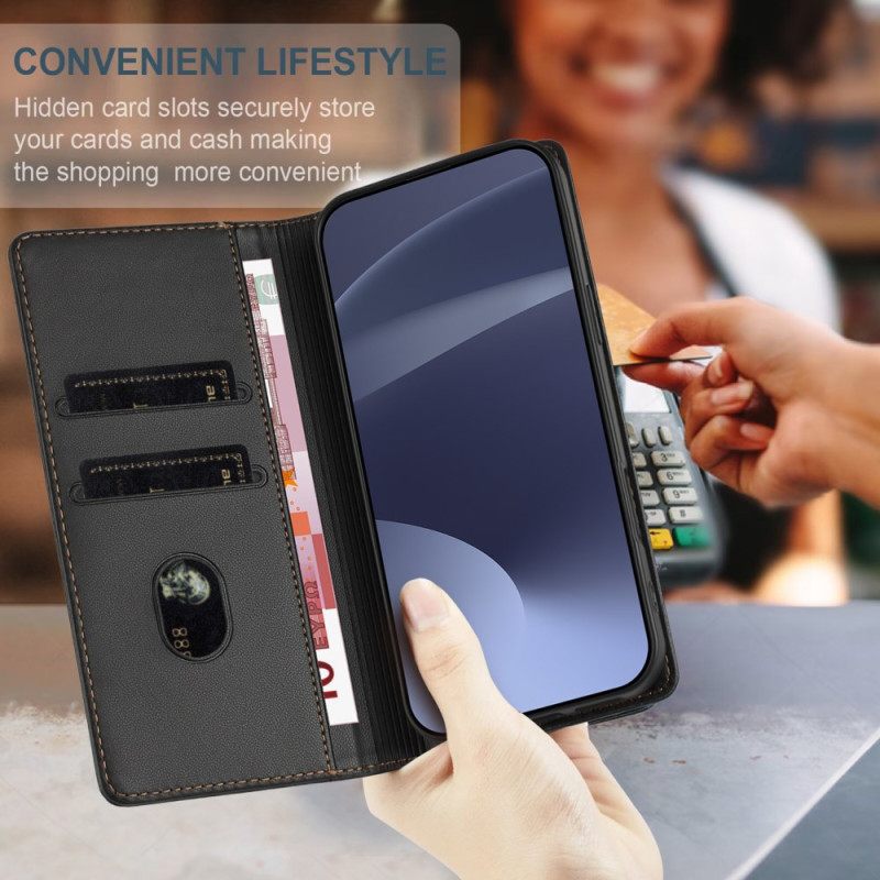 Nahkakotelo Google Pixel 10 / 10 Pro Punk-tyylinen