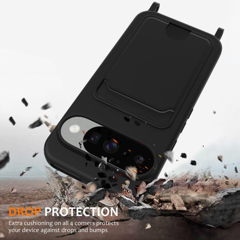 Puhelinkuoret Google Pixel 10 / 10 Pro Silikoninen Korttikotelo