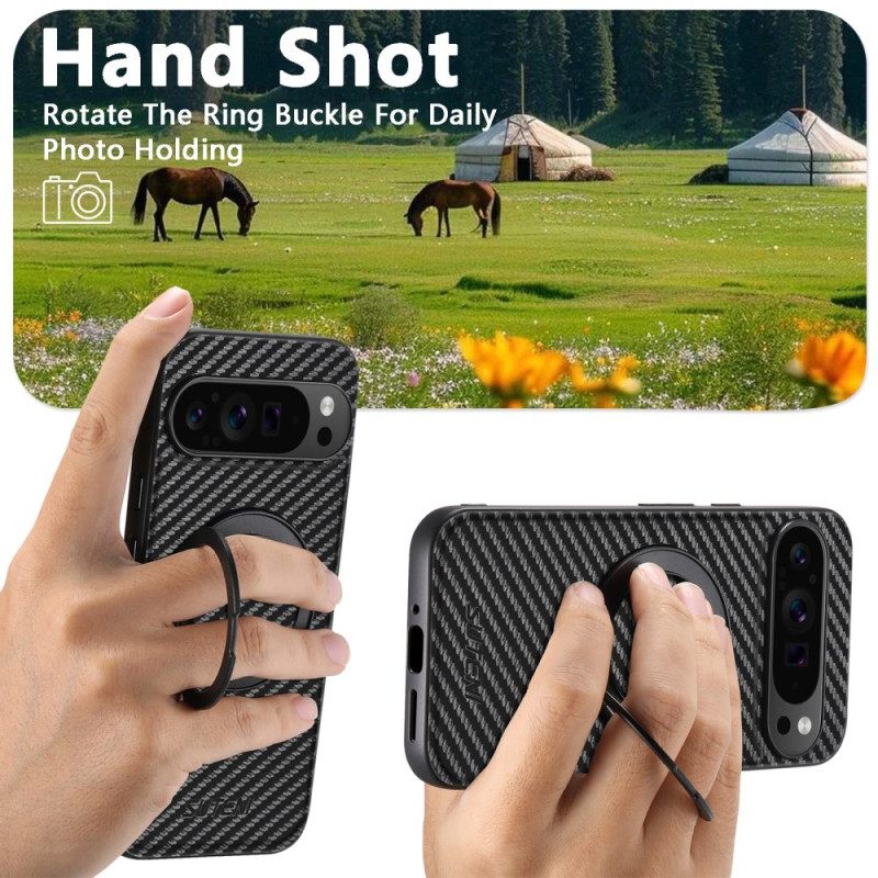 Puhelinkuoret Google Pixel 10 / 10 Pro Suteni 360 Astetta Kääntyvä Jalusta