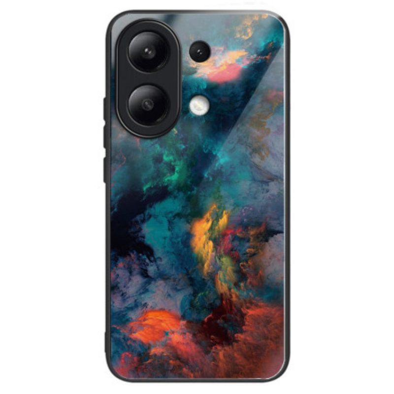 Kuori Xiaomi Redmi Note 13 4g Karkaistu Lasi Värikkäät Pilvet