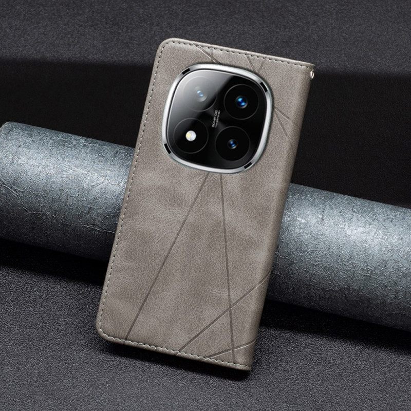 Flip Case Für Xiaomi Redmi Note 14 Pro 5g Geometrisch