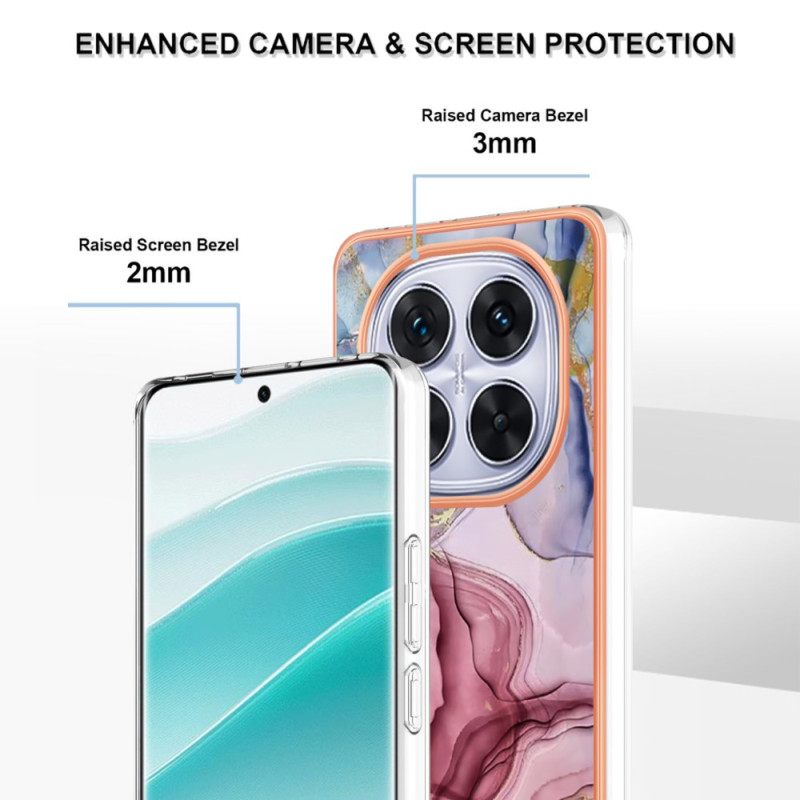 Hülle Für Xiaomi Redmi Note 14 Pro 5g Marmor-optik