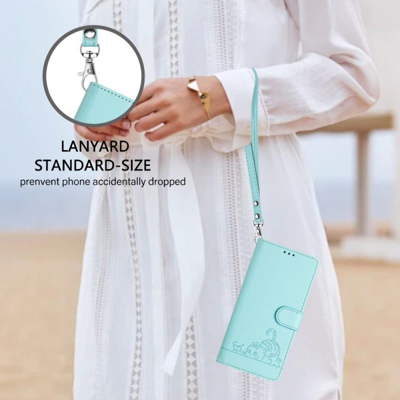 Kotelot Xiaomi Redmi Note 14 Pro 5g Rfid-suojattu Kissakuvio