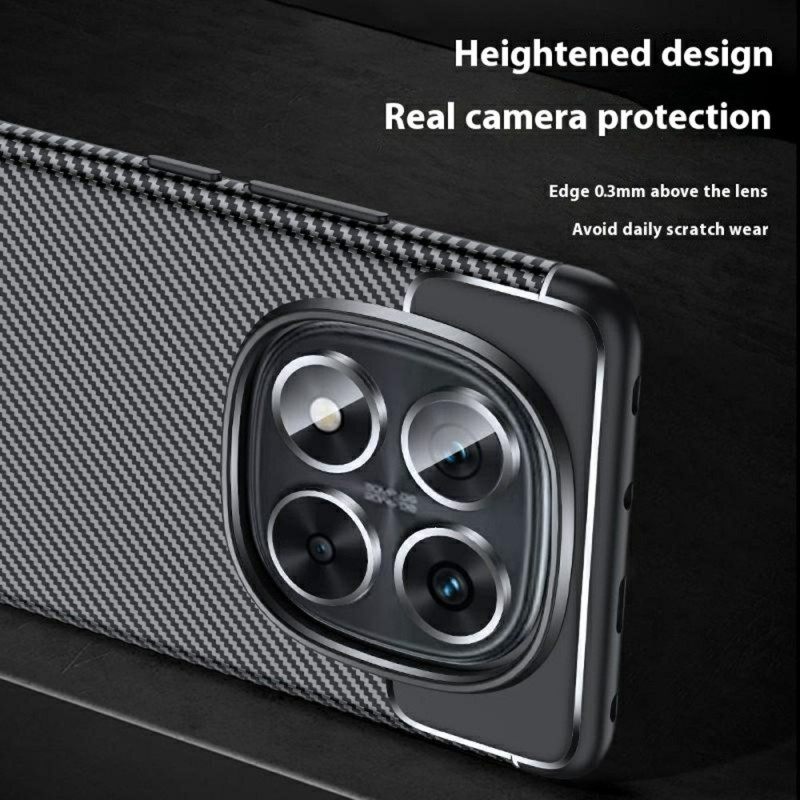 Kuori Xiaomi Redmi Note 14 Pro 5g Klassinen Hiilikuitu