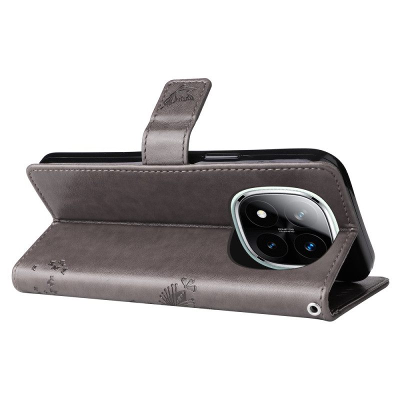 Lederhüllen Xiaomi Redmi Note 14 Pro 5g Handyhülle Baum Und Katze