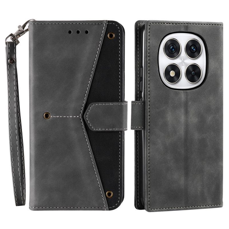 Lederhüllen Xiaomi Redmi Note 14 Pro 5g Vintage Zweifarbig