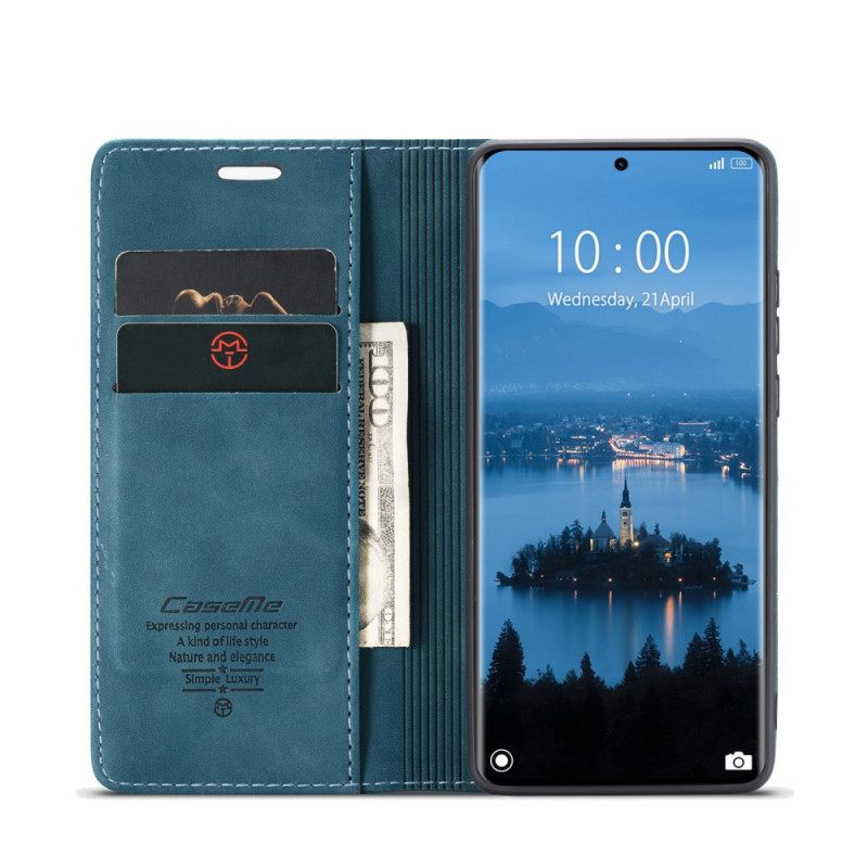 Nahkakotelo Xiaomi Redmi Note 14 Pro 5g Caseme-mokkanahkakuvio