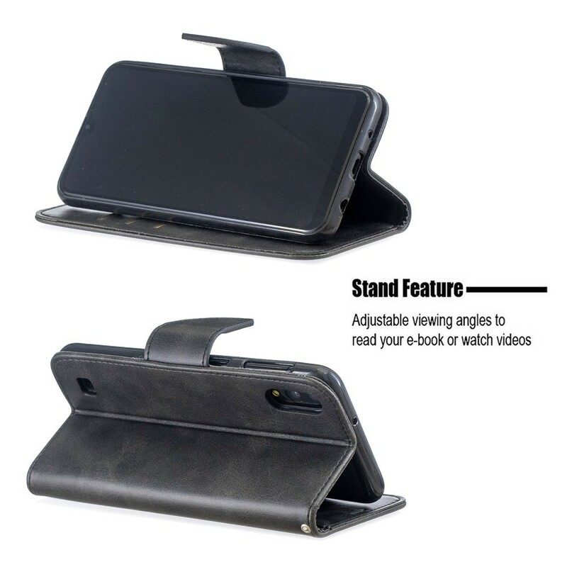 Kotelot Samsung Galaxy A10 Design Color Leather Effect