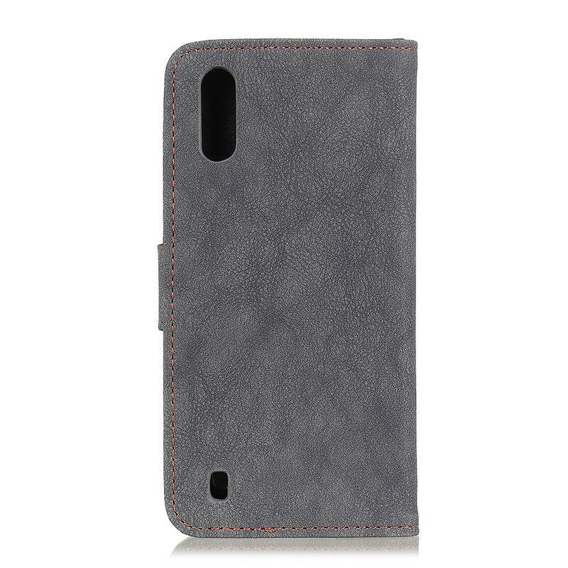 Kotelot Samsung Galaxy A10 Faux Leather Split Retro Khazneh