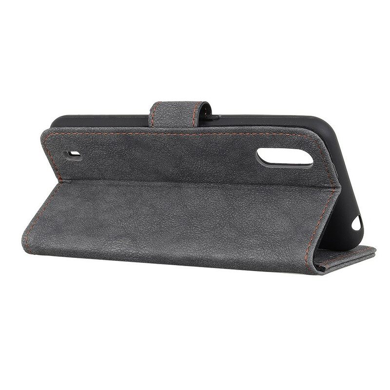 Kotelot Samsung Galaxy A10 Faux Leather Split Retro Khazneh