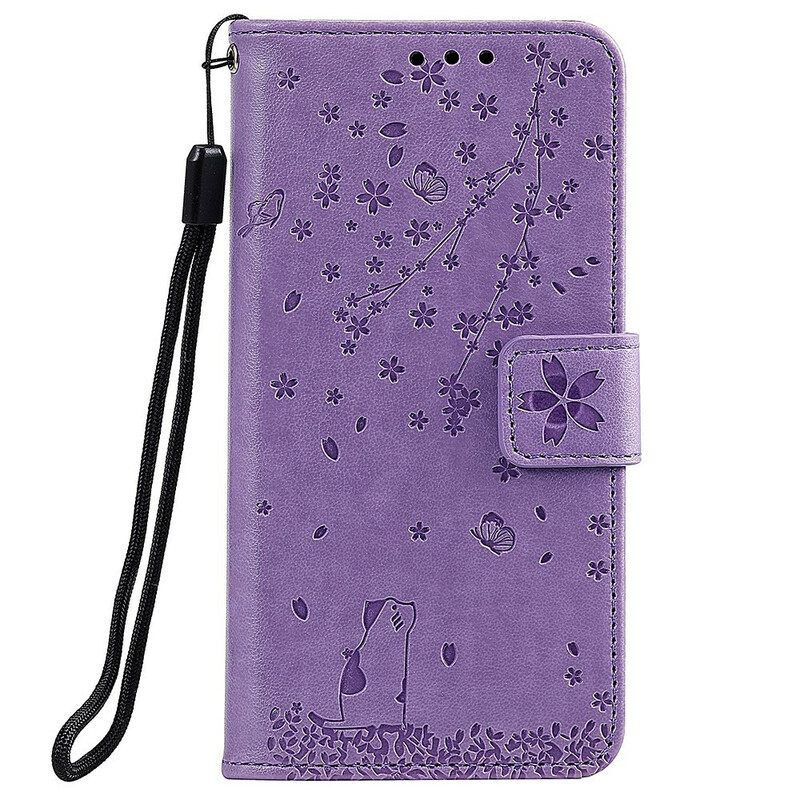 Kotelot Samsung Galaxy A10 Suojaketju Kuori Daydreaming Lanyardissa
