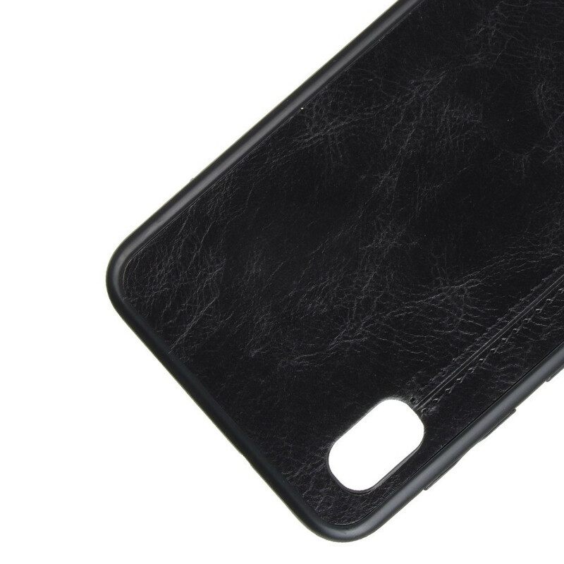 Kuori Samsung Galaxy A10 Couture Nahkaefekti