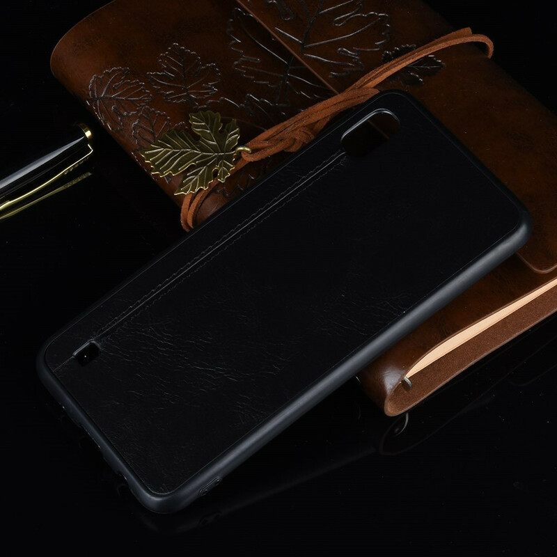 Kuori Samsung Galaxy A10 Couture Nahkaefekti