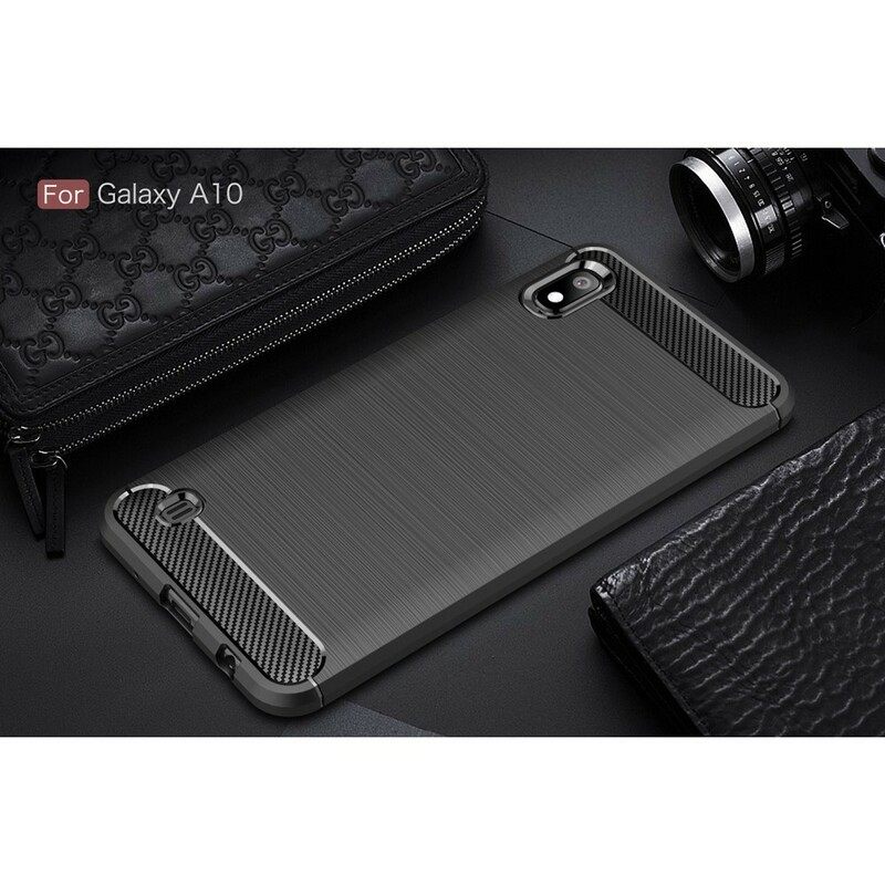 Kuori Samsung Galaxy A10 Harjattu Hiilikuitu