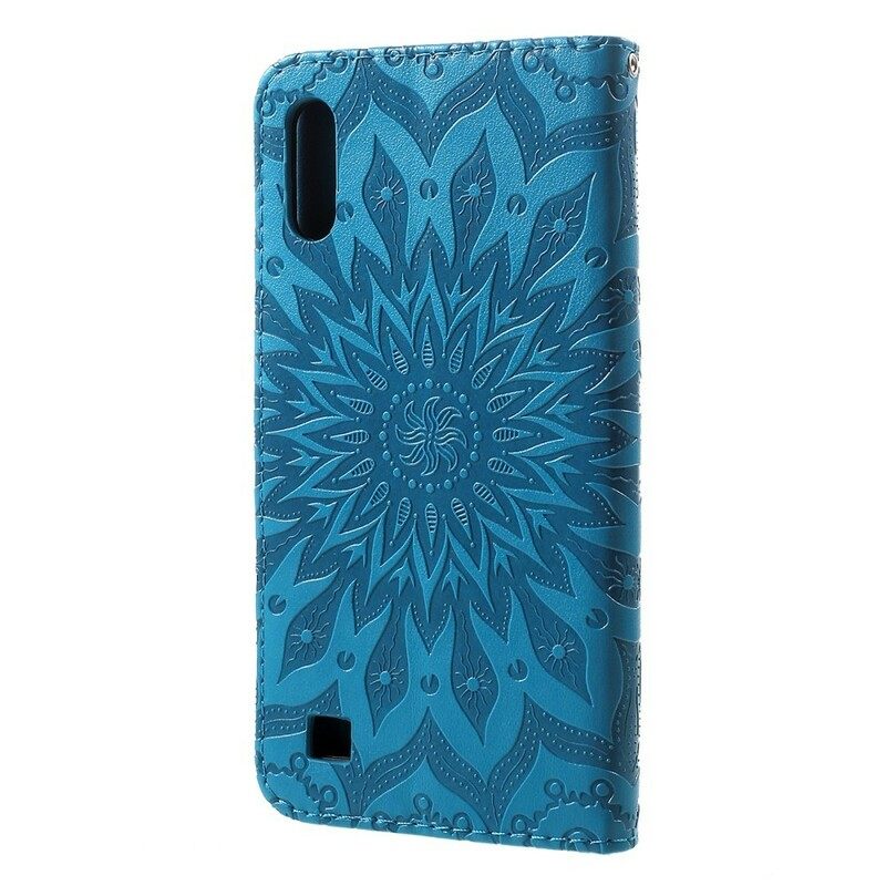 Nahkakotelo Samsung Galaxy A10 Auringonkukka