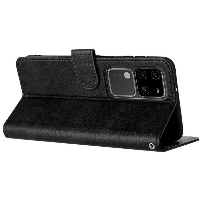 Kuoret Vivo V30 5g Nahkakuvio Hihnalla