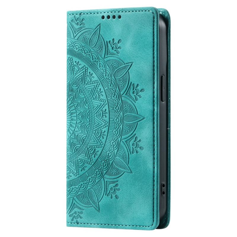 Kotelot Xiaomi 14 Mandala Mokkanahkaefekti