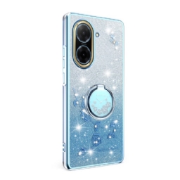 Case Poco C71 Puhelinkuoret Kadem-strassikuvioinen Sormusteline