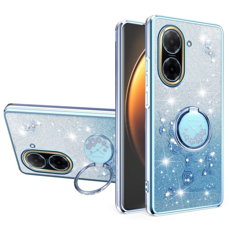 Case Poco C71 Puhelinkuoret Kadem-strassikuvioinen Sormusteline