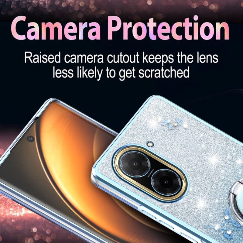 Case Poco C71 Puhelinkuoret Kadem-strassikuvioinen Sormusteline