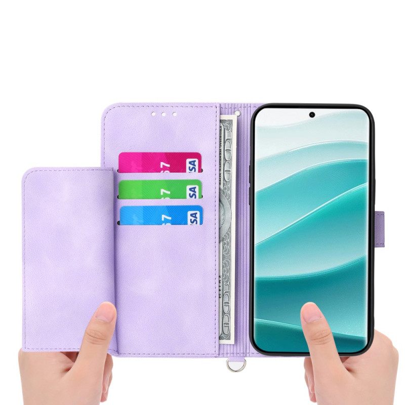 Kotelot Poco C71 Kukallinen Pitsinauhalla Ja Olkahihnalla Suojakuori