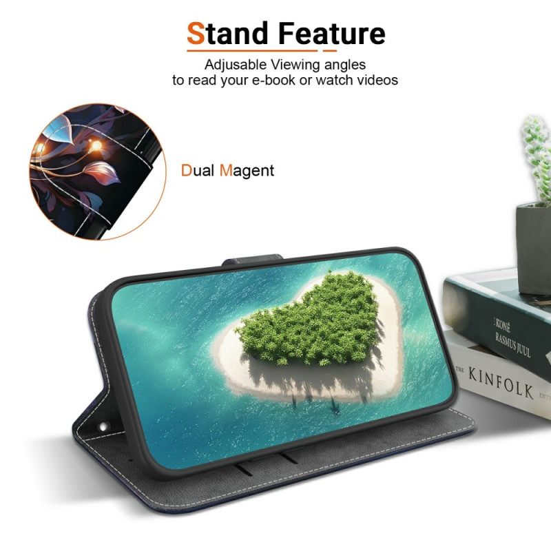 Kotelot Poco C71 Sininen Kukkakuvio