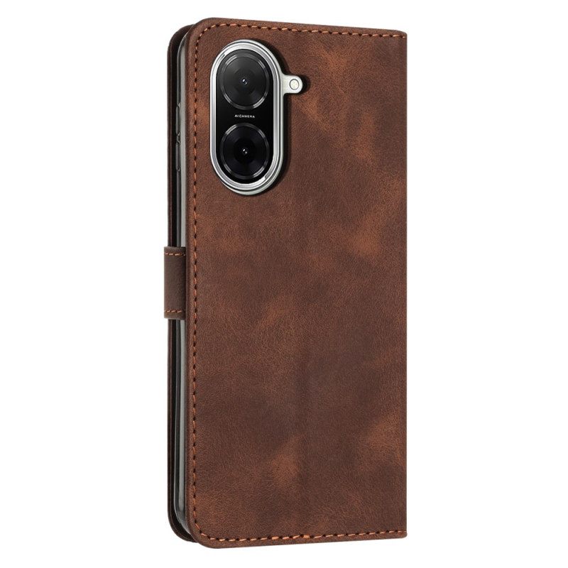 Kotelot Poco C71 Viivakuvio Hihnalla Suojakuori